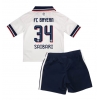 Bayern Munich Ismael Saibari #34 Bortedraktsett Barn 2026-27 Kortermet (+ Korte bukser) Bayern Munich Ismael Saibari #34 Bortedraktsett Barn 2026-27 Kortermet (+ Korte bukser)